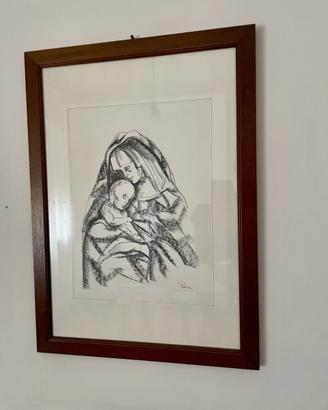Quadro "Maternità" (Madonna con Bambino) 
