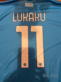 Maglia Napoli Euronics Lukaku ufficiale