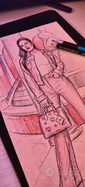 Ditonellapiaga fashion sketch 