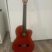 Chitarra classica amplificata