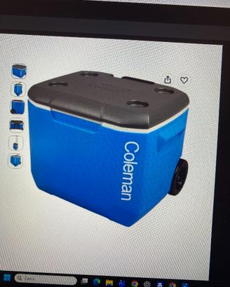 FRIGO PORTATILE COLEMAN CON RUOTE