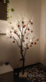 Albero con luci a led