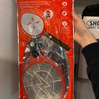 Racchetta fulmina insetti zanzare e mosche c luce