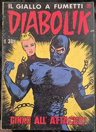 diabolik n°16 prima ristampa del 1979