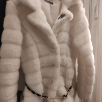 Pellicciotto sintetico bianco