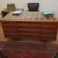 SCRITTOIO ART DECO' CON LIBRERIA