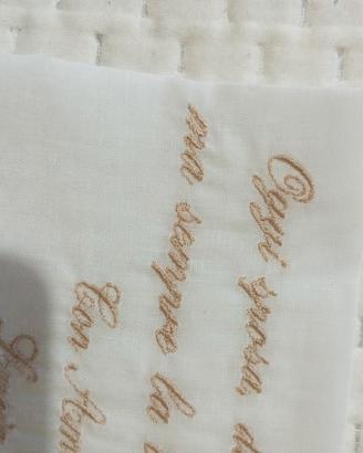 fazzoletto per la mamma della sposa.