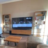 Set librerire e porta Tv cerro massiccio