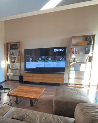 Set librerire e porta Tv cerro massiccio