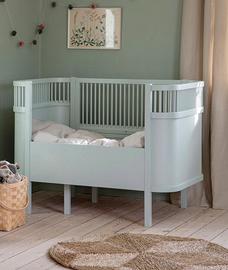 Lettino sebra con materasso -colore blu