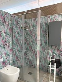 BOX DOCCIA 100 X 80 CON APERTURA A SALOON