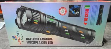 Luce a batteria a carica multipla