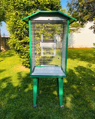 GABBIA-VOLIERA  SU SUPPORTO – USATA