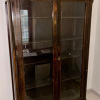 Libreria antica fine ’800 in legno massello con an