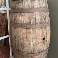 Botte in legno con cerchi in ferro – h 92 cm