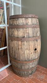 Botte in legno con cerchi in ferro – h 92 cm