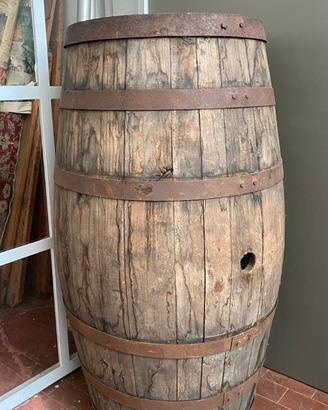 Botte in legno con cerchi in ferro – h 92 cm