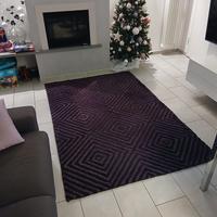 TAPPETO 160x240 cm viola in buonissimo stato