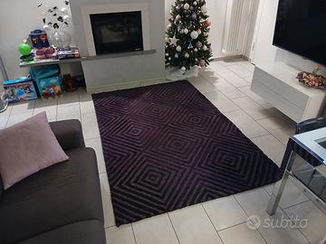 TAPPETO 160x240 cm viola in buonissimo stato