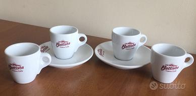 N. 4 tazze caffè Battista vintage