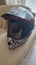 casco integrale per moto più giubbotto 