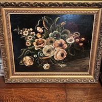 Quadro con mazzo di fiori
