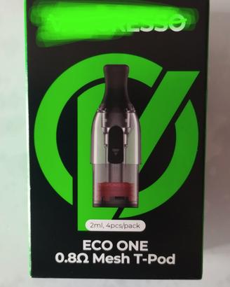 4 Cartucce Di Ricambio VPR ECO-1 0.8 Ohm Mesh