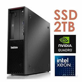 Workstation Lenovo P310 Xeon Nvidia Quadro SSD 2TB