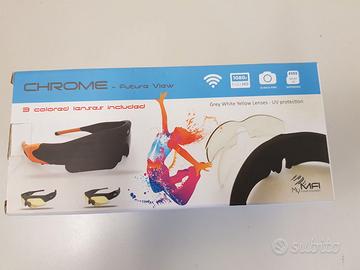 occhiali sportivi nuovi con telecamera  fotocamera