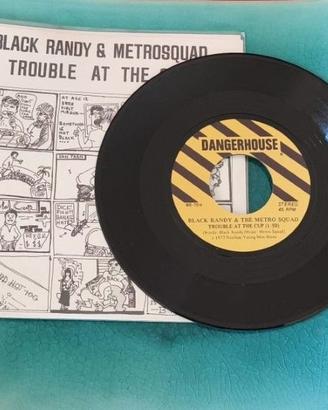Black Randy & The Metrosquad 7” vinile punk raro
