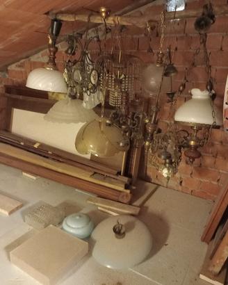 Lotto di lampadari vintage