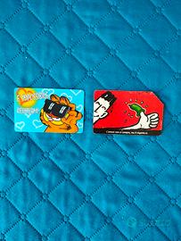 Lotto Vintage Anni 90: Scheda Telefonica+Garfield