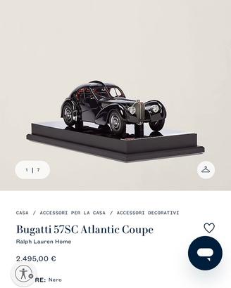 Modellino Ralph Lauren Bugatti 57sc Atlantic coupe