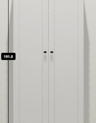 guardaroba bianco ikea platsa