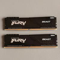 RAM Kingston FURY Beast 16GB (2x8) DDR4 3200MHz