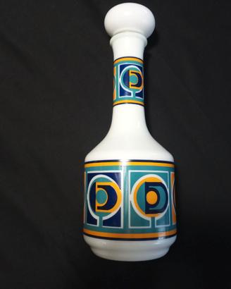 Vecchia bottiglia in vetro bianco vintage