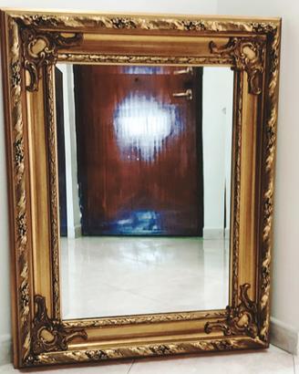Specchio a doppia cornice per arredamento completo