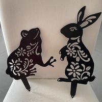 Decorazioni in metallo per vasi e giardino