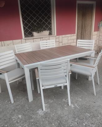 Tavolo allungabile e 6 sedie BIZZOTTO 