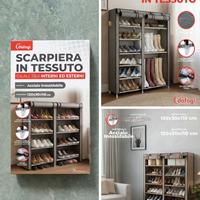 scarpiera in tessuto