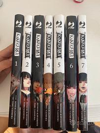 KAKEGURUI Serie da 1 a 7 Come Nuova