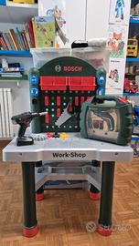 Banchetto tipo Bosch con utensili in plastica