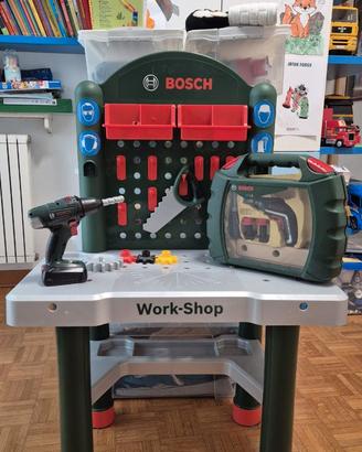 Banchetto tipo Bosch con utensili in plastica