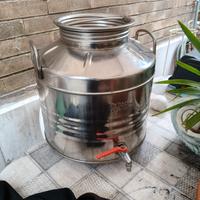 fusto d'olio inox 20 litri