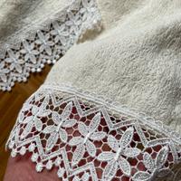 asciugamani ricamati nuovi vintage