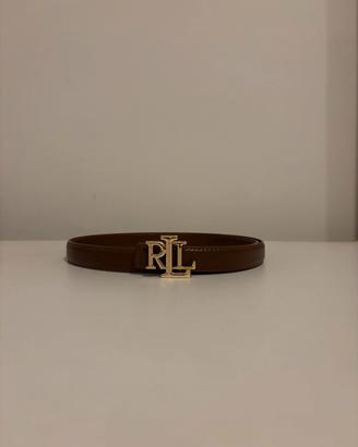 cintura ralph lauren marrone 