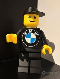 Brick Man BMW, Omino Stile Lego, 20 cm