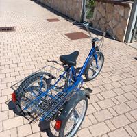 Triciclo per adulti con cesto grande