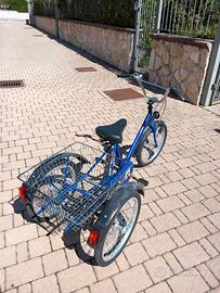 Triciclo per adulti con cesto grande