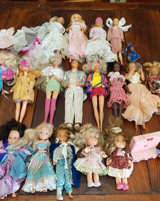 LOTTO BARBIE VINTAGE E BAMBOLE  ANNI 70/80